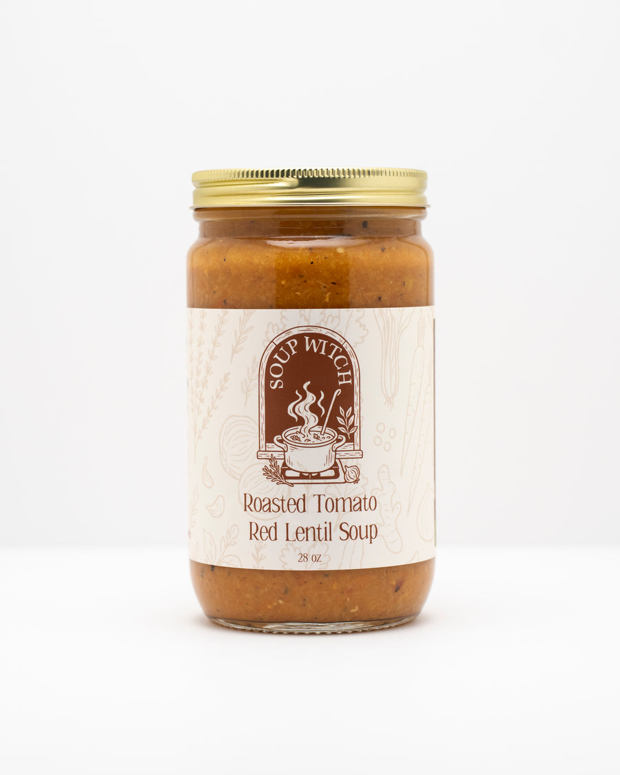 Roasted Tomato Red Lentil Soup