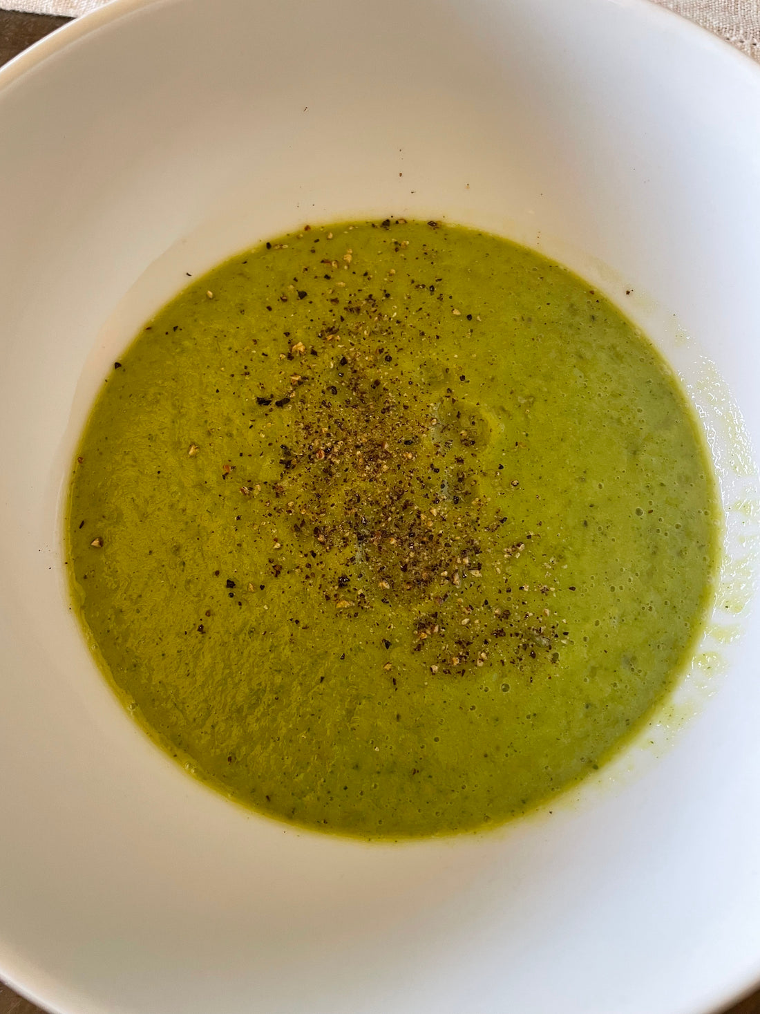 Zucchini Basil Soup